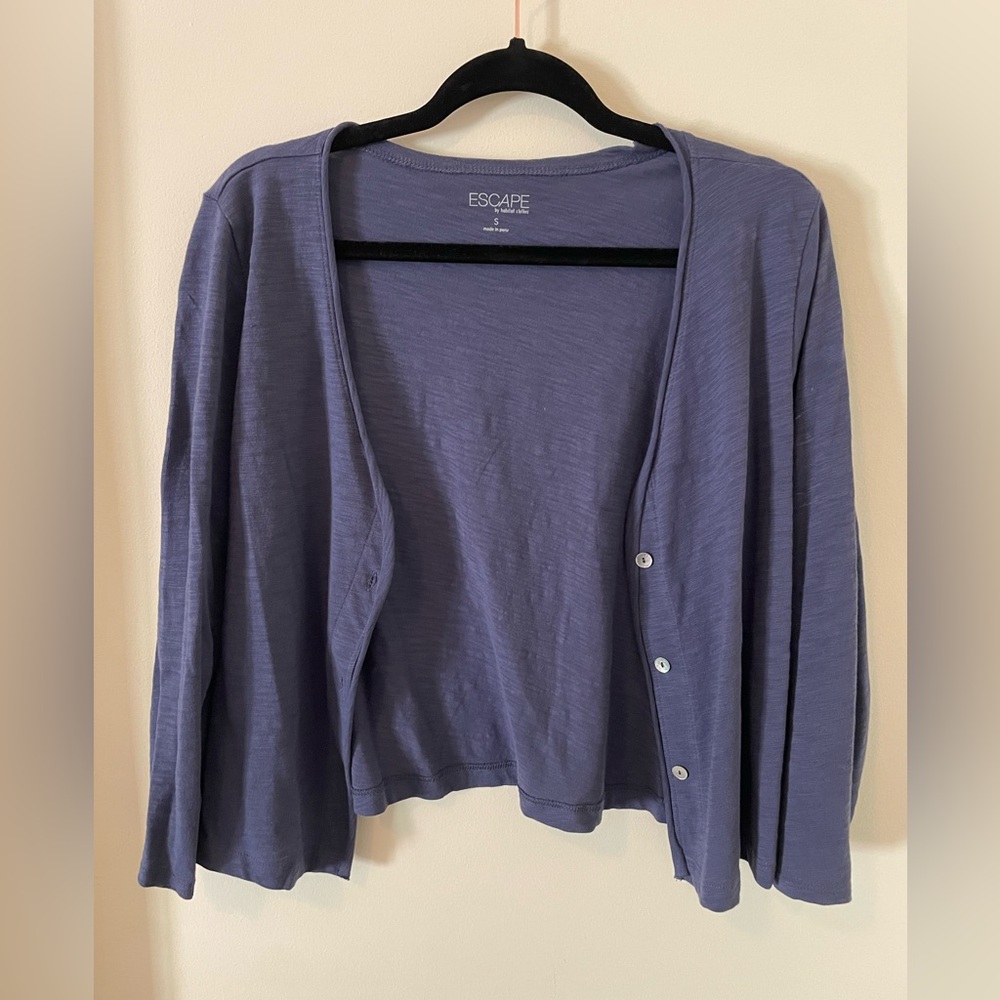 Escape Women's Slate Blue Cardigan